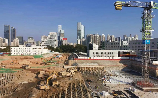 深圳福田区净水去污工程工地